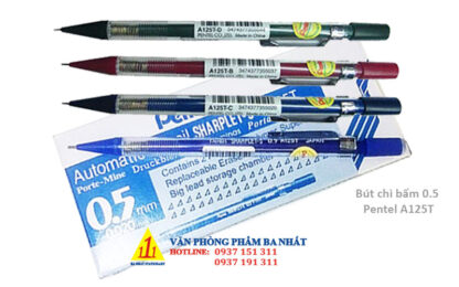 bút chì bấm, bút chì ngòi, bút chì bấm pentel, bút chì bấm pentel A125T