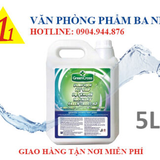 nước rửa tay khô green cross A2 5 lít, dung dịch rửa tay khô green cross A2 5L