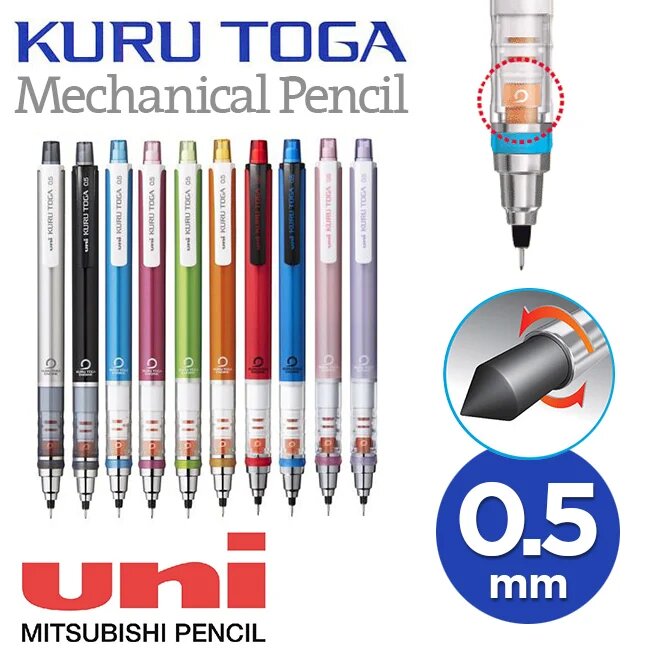Bút chì bấm cao cấp Uni Kuru Toga