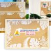 bảng ghim bần trang trí tropical