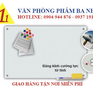 Bảng kính cường lực treo tường - Văn Phòng Phẩm Ba Nhất