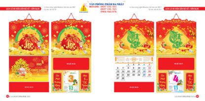lịch bloc, in lịch bloc lò xo giữa, in lịch bloc giá rẻ