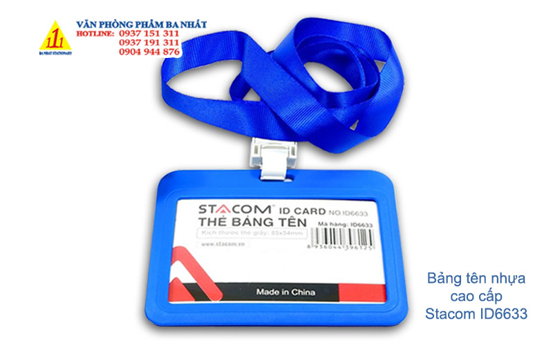 Bảng tên nhựa stacom ID 6633