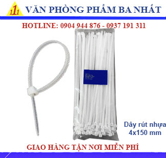 dây rút điện 15cm, dây rút nhựa 15cm 4x150mm giá rẻ