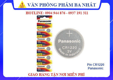 pin cr1220, pin cr 1220 3v panasonic