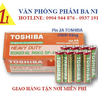pin tiểu, pin AA, pin toshiba, pin 2A toshiba chính hãng