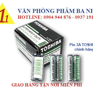 pin tiểu, pin AAA, pin toshiba, pin 3A toshiba chính hãng
