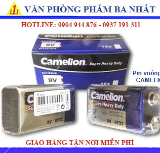pin vuông 9v, pin vuông 9v camelion