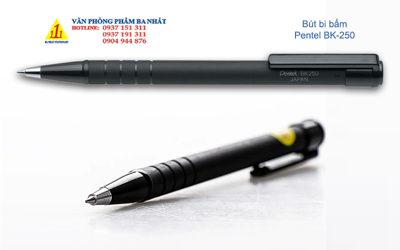 Bút bi bấm Pentel BK-250