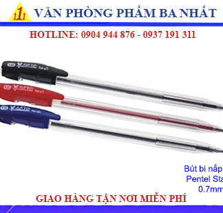 bút bi nắp đậy pentel star