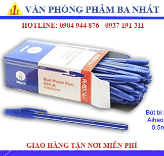 bút bi Aihao 555, bút bi xanh