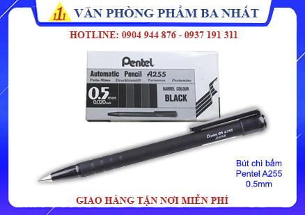 bút chì bấm pentel a255 0.5mm