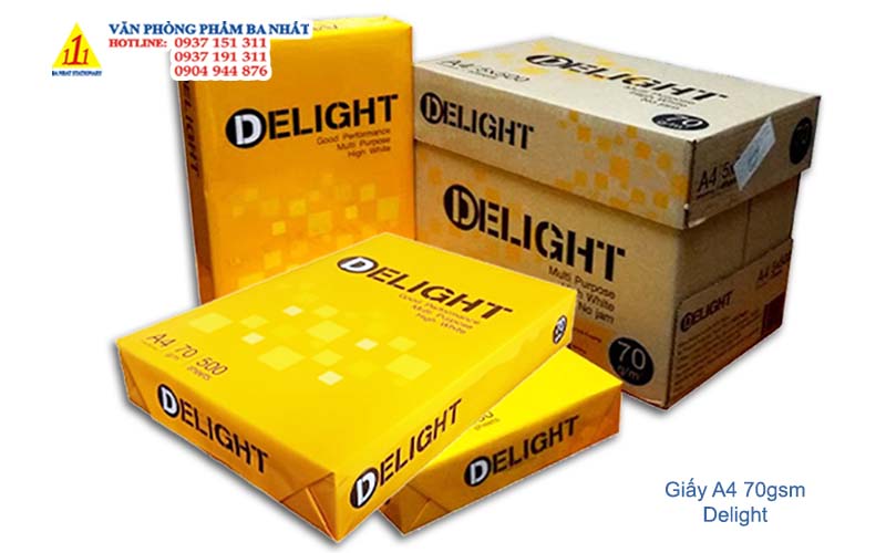 Giấy A4 Delight 70gsm
