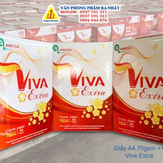 Các loại giấy in A4 trên thị trường - Loại nào tốt nhất hiện nay? 10 Giấy in A4 70gsm Viva Extra