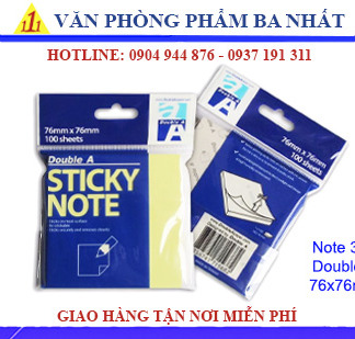 giấy ghi chú, giấy note 3x3 double a
