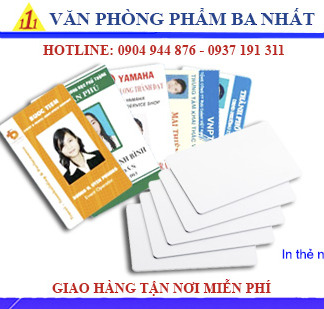 in thẻ nhân viên, in thẻ nhựa giá rẻ