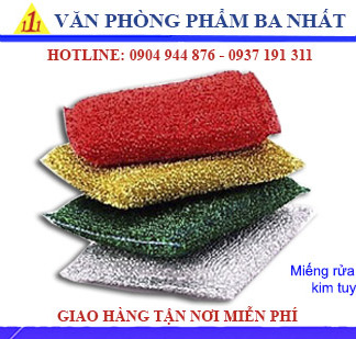 miếng rửa chén nhôm, miếng rửa chén kim tuyến