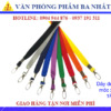 dây đeo thẻ lụa móc xoay 1F5