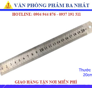 Thước sắt 20cm
