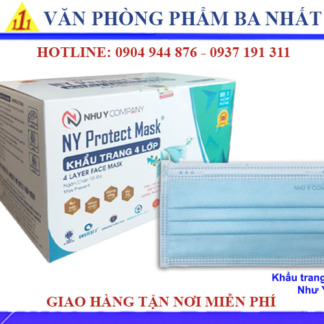 Khẩu trang y tế, khẩu trang 4 lớp màu xanh Như Ý giá rẻ