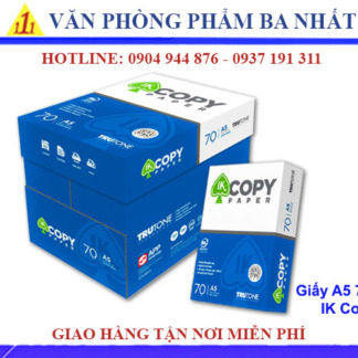 giấy A5 ik copy 70gsm, giấy in A5 70gsm IK copy