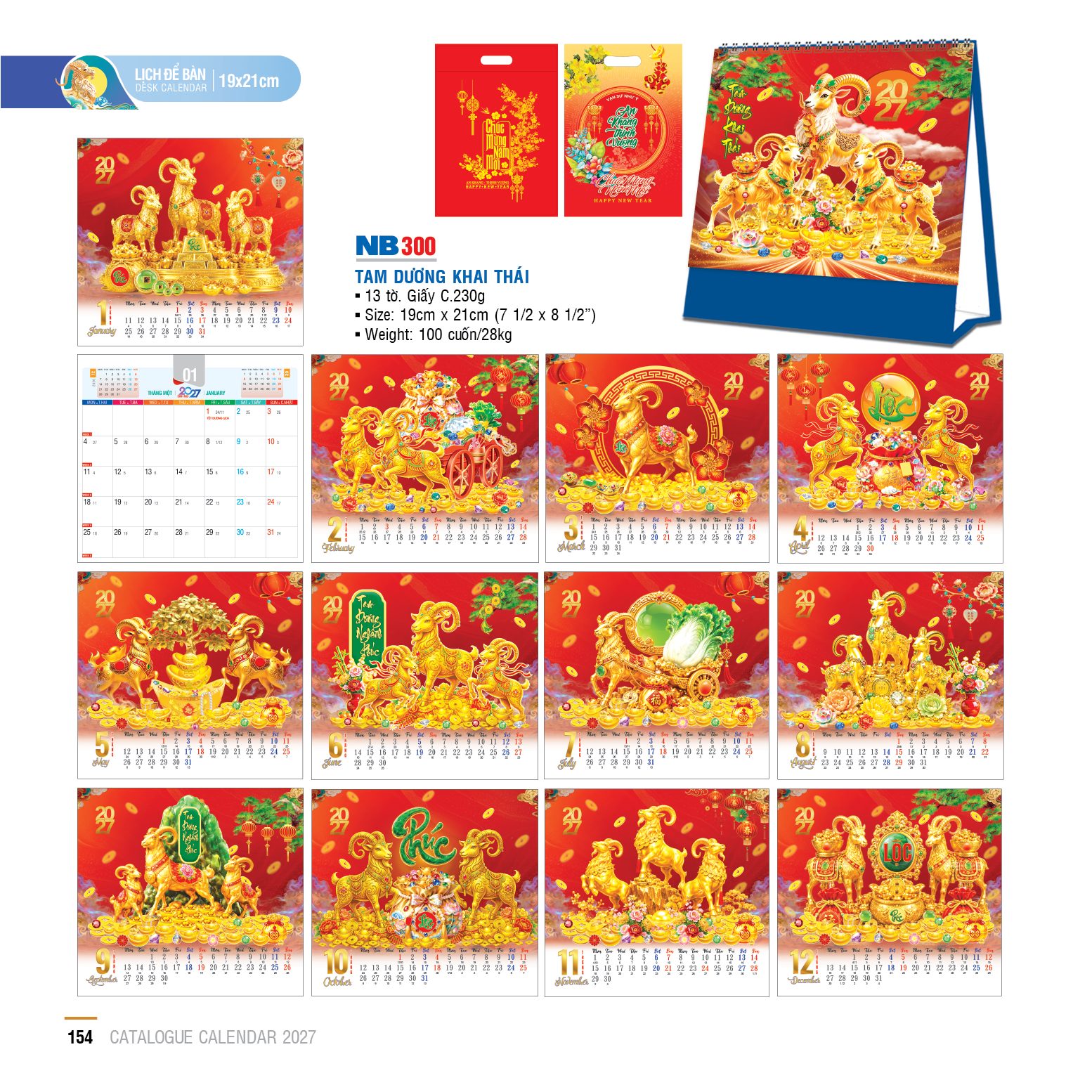 Dịch vụ in lịch Tết Hồ Chí Minh trọn gói - Mẫu độc quyền 30 1 1 1