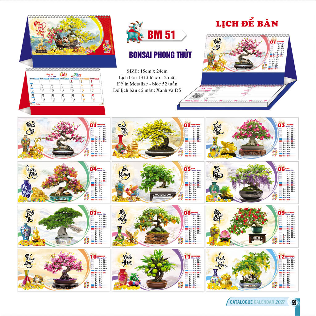 Báo giá in lịch Tết 2027 mới nhất - Mẫu đẹp, giá xưởng, giao nhanh 20 1 14