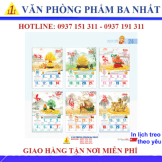 in lịch 52 tuần chủ để phong thủy chiêu tài lộc