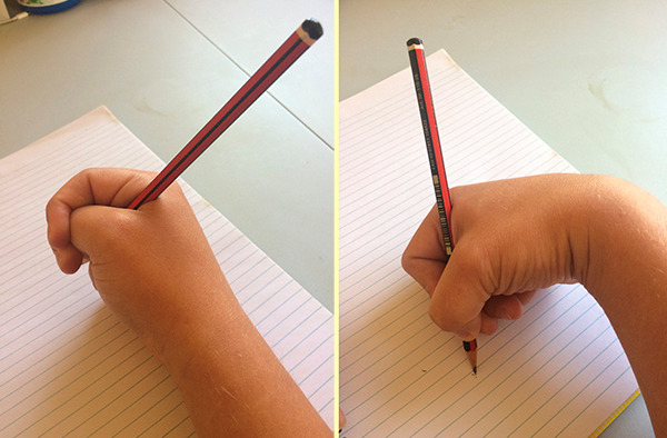 Tác hại của việc cầm bút sai cách