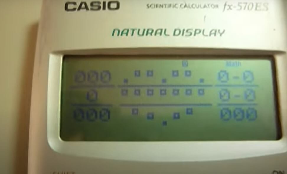 Cách làm hình trái tim trên máy tính Casio 580
