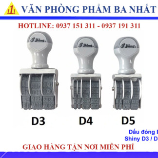dấu đóng date shiny D3 D4 D5, dấu date ngày tháng năm Shiny D3 D4 D5