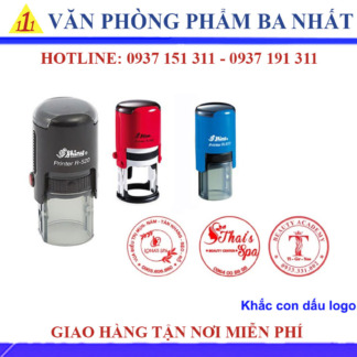 con dấu logo shop, khắc dấu logo shop
