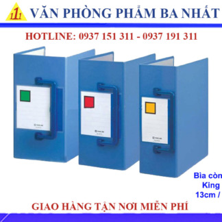 Bìa còng ống King Jim 13cm 15cm, file còng ống kingjim 13F 15F