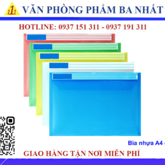 bìa nhựa A4 có nắp giá rẻ, bìa nắp ngang CS E340