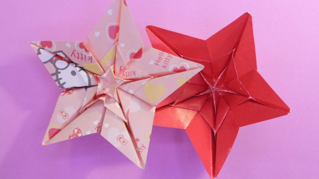 Cách xếp hình ngôi sao bằng giấy Origami