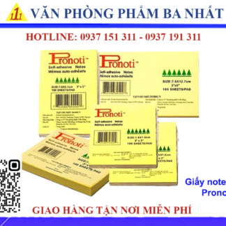 Giấy Note Pronoti màu vàng, giấy dính pronoti, giấy nhớ pronoti