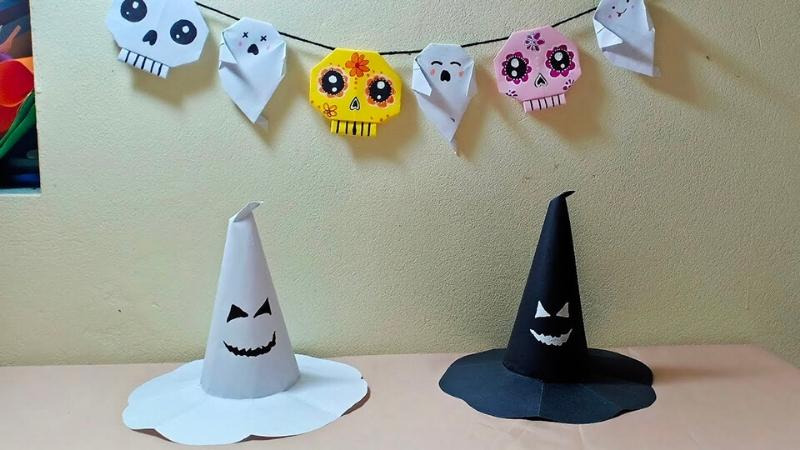 Ý tưởng trang trí halloween bằng giấy độc đáo ấn tượng