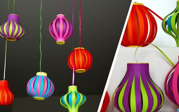 Làm đồ handmade bằng giấy - Tạo đồ trang trí bằng giấy gói quà