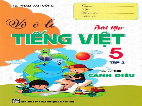 Vở học môn Tiếng Việt