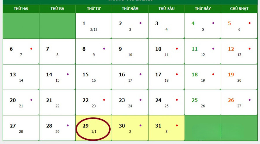Tết 2025 vào ngày nào? Lịch nghỉ Tết Âm lịch 2025 (Tết Ất Tỵ)