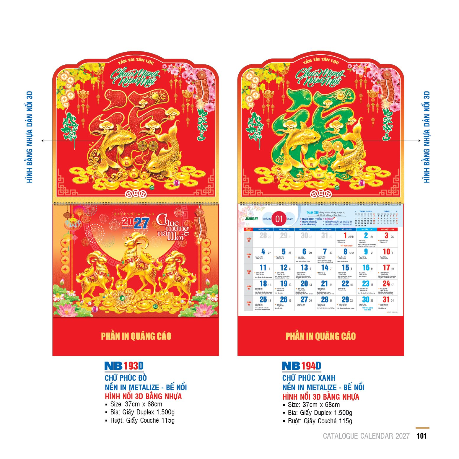 In lịch 2027 trọn gói – Ưu đãi đặc biệt cho đơn hàng sớm 15 1 29