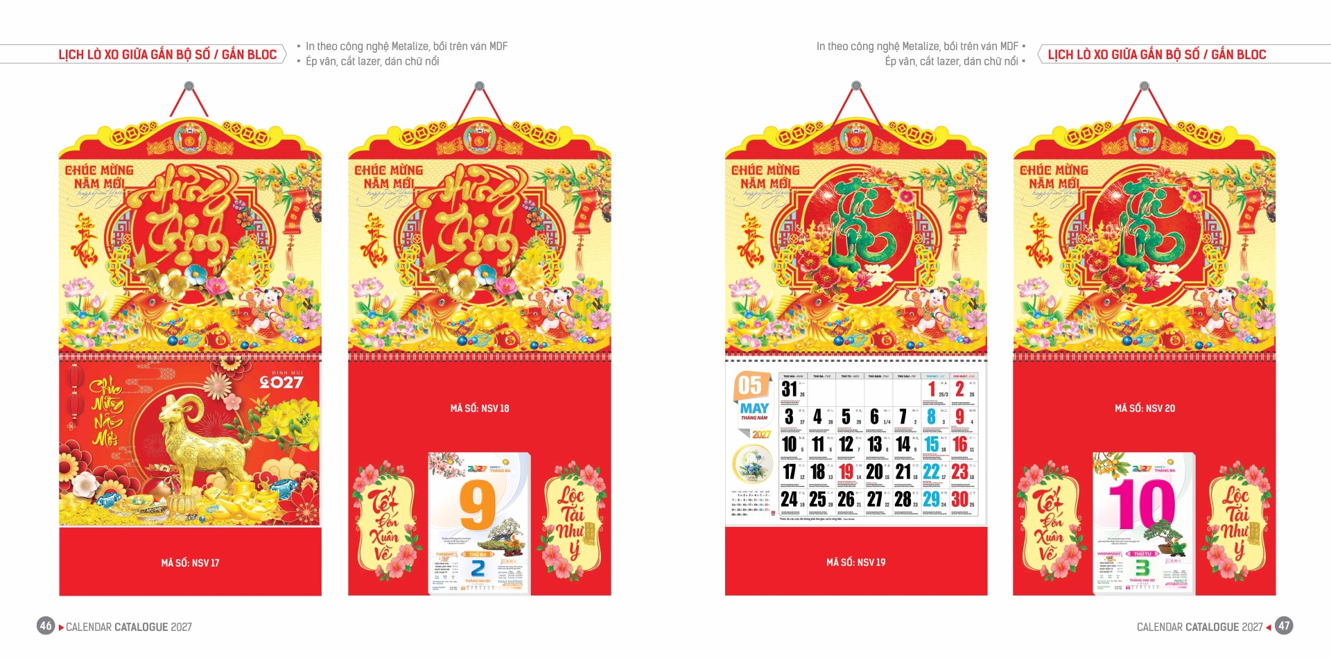 Báo giá in lịch Tết 2027 mới nhất - Mẫu đẹp, giá xưởng, giao nhanh 37 1 23