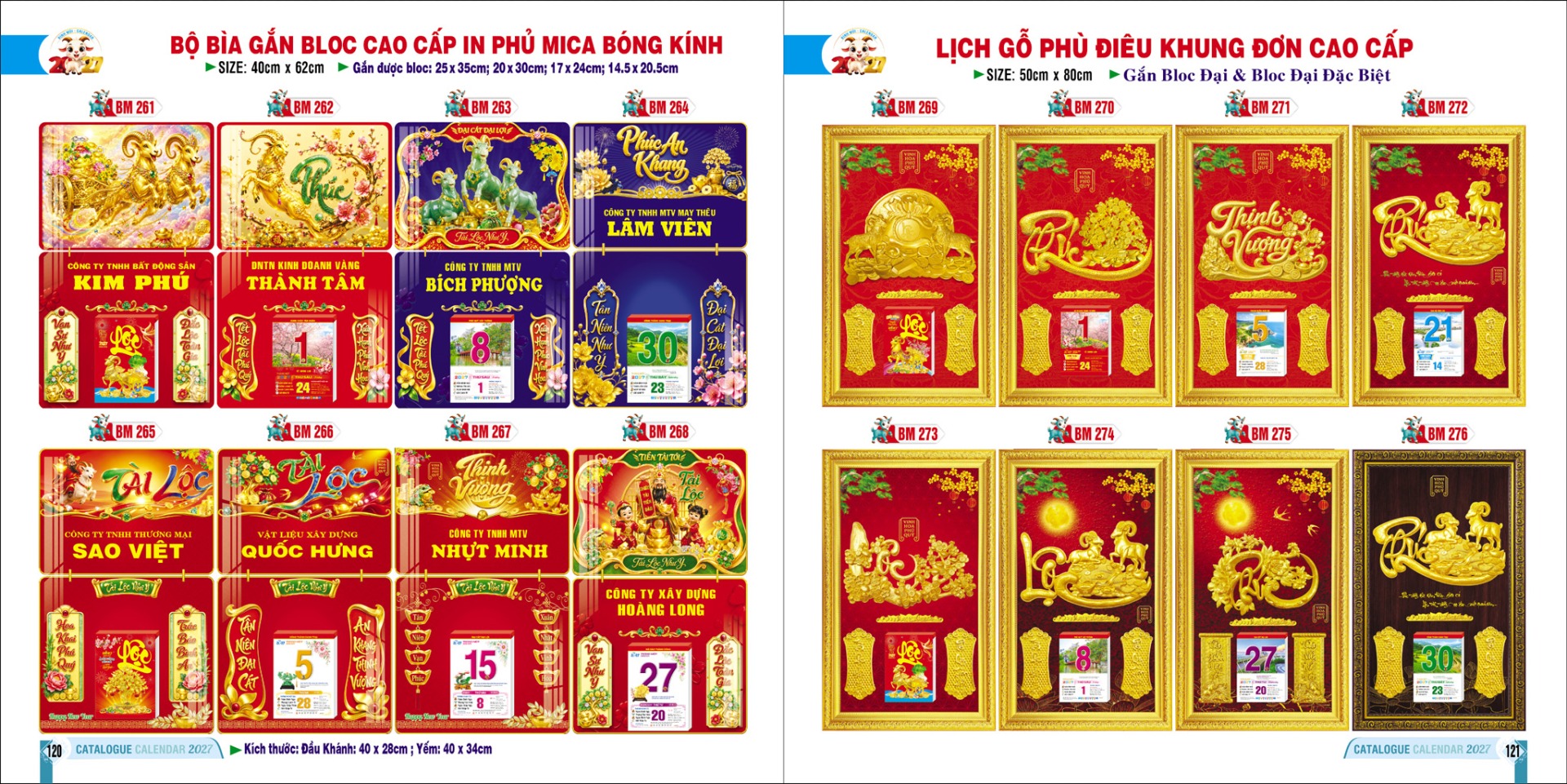 Dịch vụ in lịch Tết Hồ Chí Minh trọn gói - Mẫu độc quyền 23 1 51