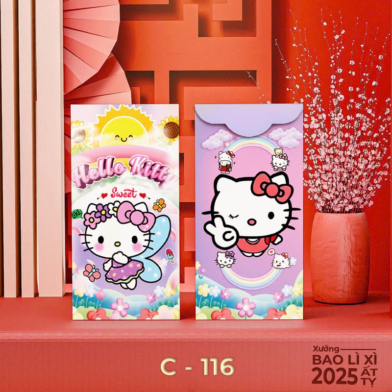 Bao lì xì tuổi tiên - Hello Kitty