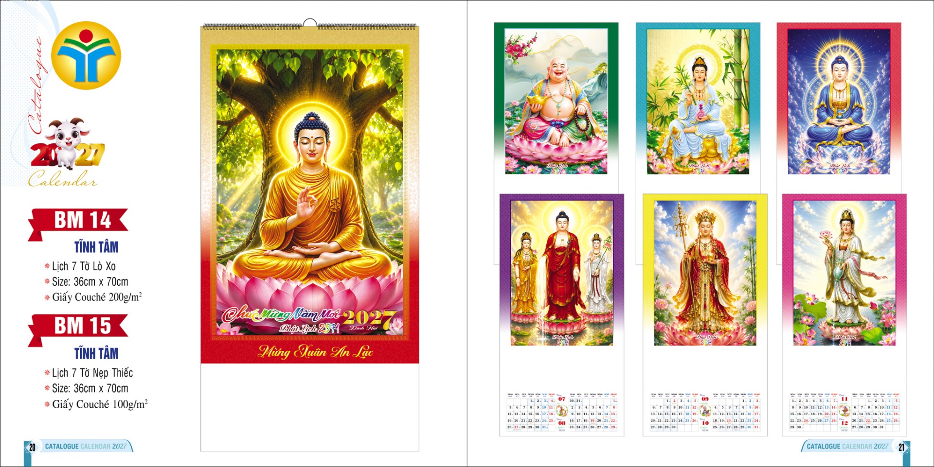 Lịch treo tường 7 tờ 36x70cm Đinh Mùi 2027 8 catalogue binh minh 2027 trang 20 trang 21 copy
