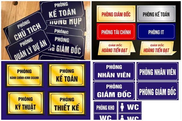 Biển phòng ban là gì?