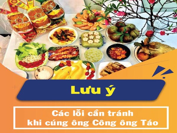 Một số điều cần tránh khi cũng ông Công ông Táo