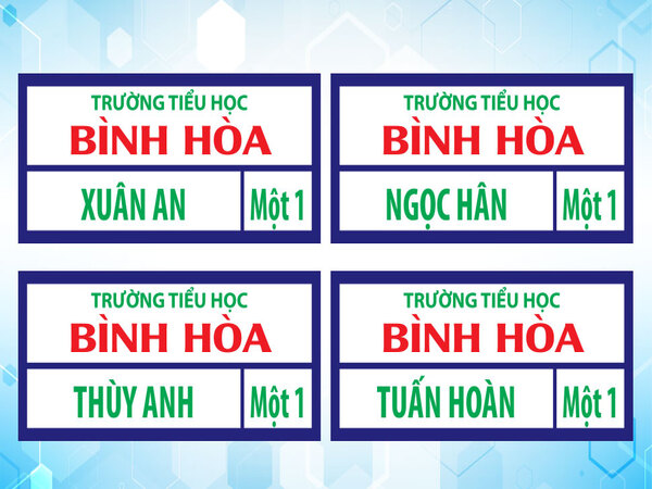 Giúp mọi người dễ dàng nhận dạng được học sinh