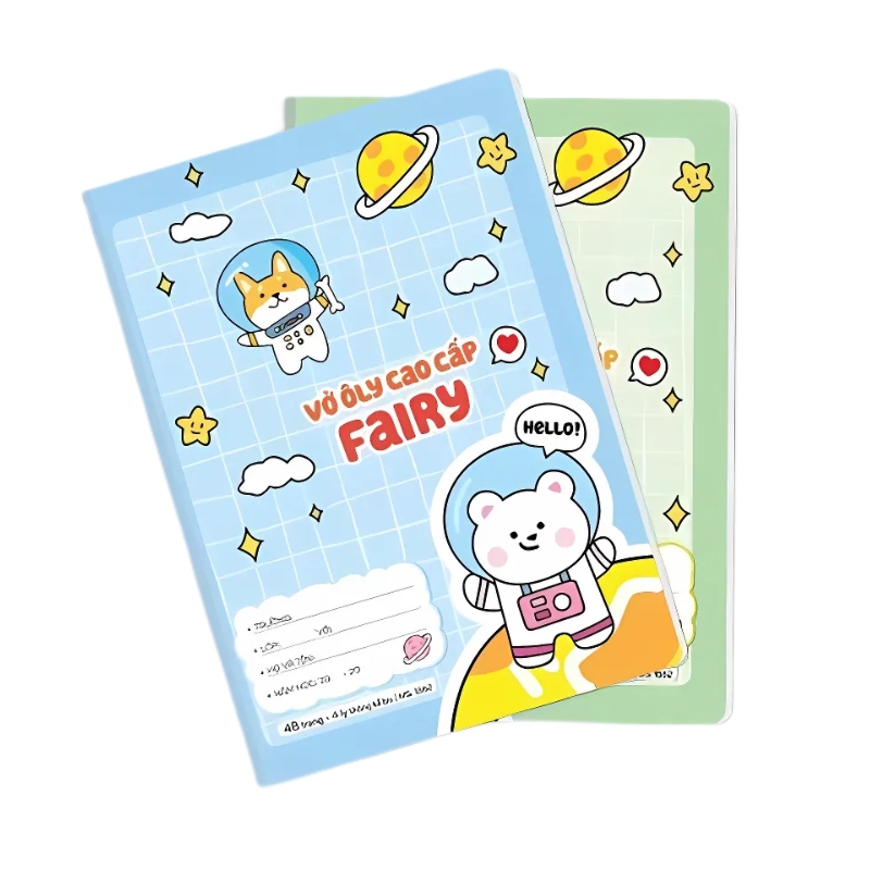 Chọn vở học sinh 100 trang nên ưu tiên giấy ≥70gsm, thương hiệu uy tín, viết thử để kiểm tra độ thấm mực.