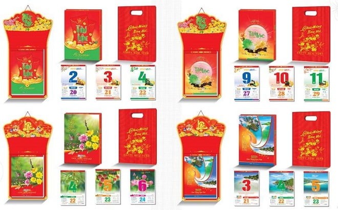 In lịch Tết 2026